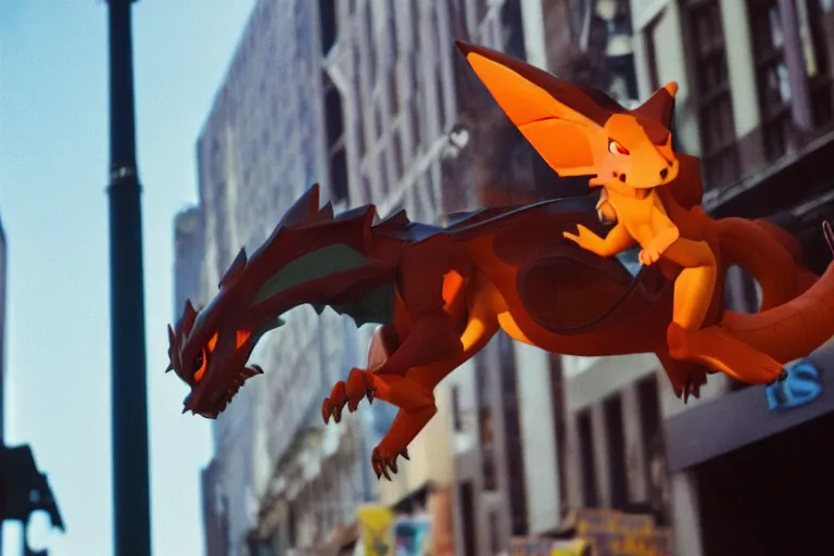 Prompt: closeup potrait of charizard on broadway, natural light, sharp, detailed face, magazine, press, photo, Steve McCurry, David Lazar, Canon, Nikon, focus