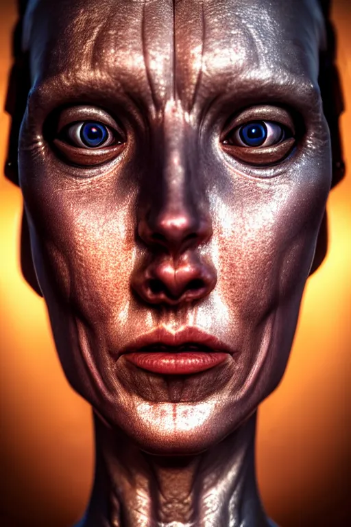 Image similar to hyperrealistic close-up rococo cyborg woman! highly detailed concept art eric zener elson peter cinematic hard lighting high angle hd 8k sharp shallow depth of field, inspired by David Paul Cronenberg and Zdzisław Beksiński