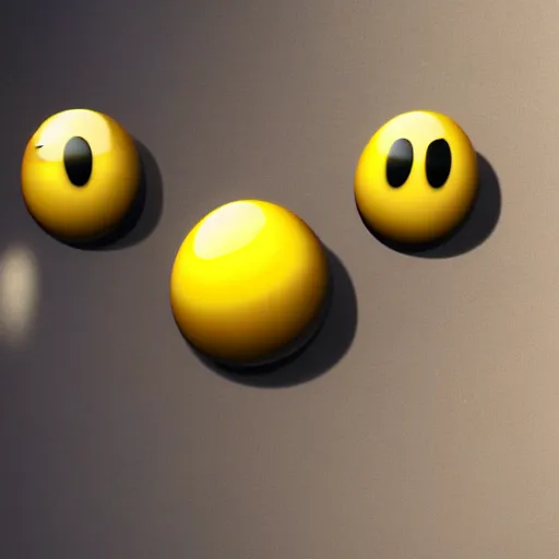 Prompt: a photo realistic rendition of pac man, 8 k high resolution 3 d render unreal engine professional