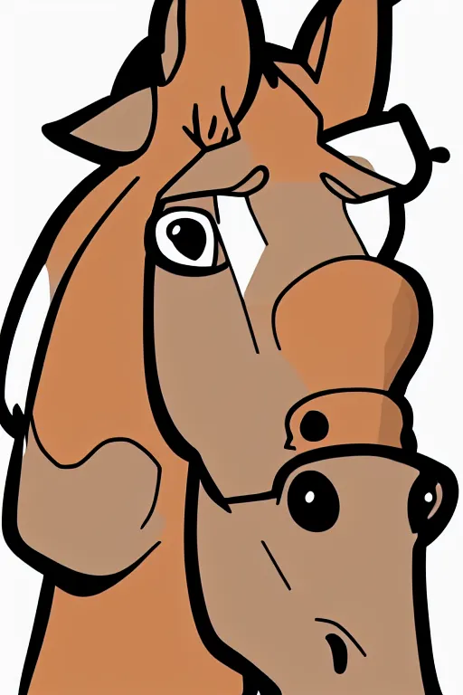 Image similar to Portrait of a chad donkey, anime, sticker, colorful, illustration, highly detailed, simple, smooth and clean vector curves, no jagged lines, vector art, smooth