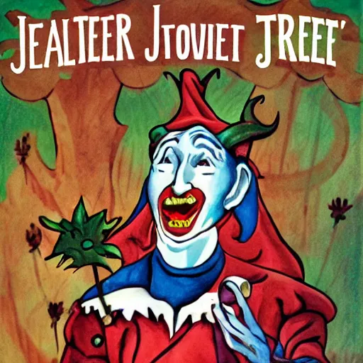 Image similar to fool, jester, tree, film, movie