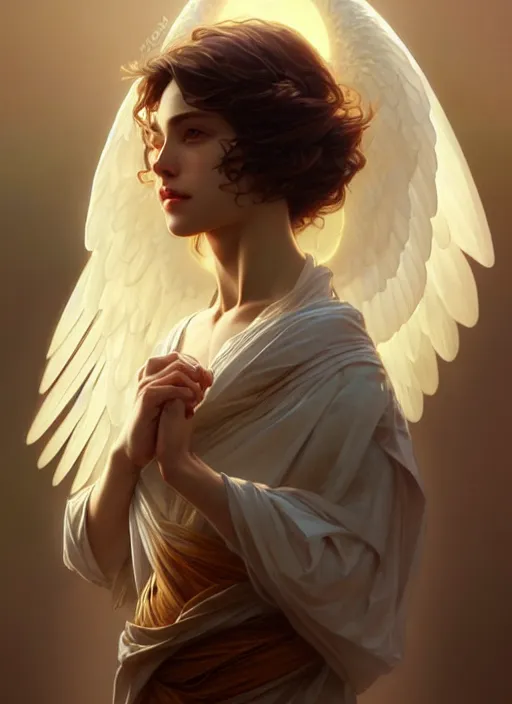 Prompt: ultra realistic illustration, handsome angel. intricate, elegant, highly detailed, digital painting, artstation, concept art, smooth, sharp focus, illustration, art by artgerm and greg rutkowski and alphonse mucha and wlop