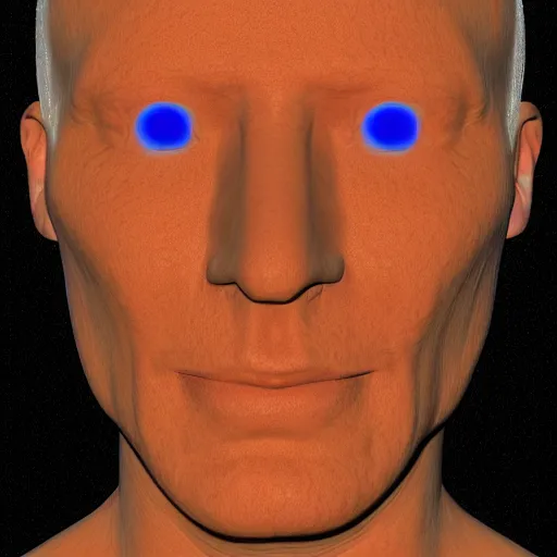 Prompt: face uv map