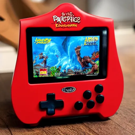 Prompt: a Jakks Pacific Doom plug-and-play TV game controller