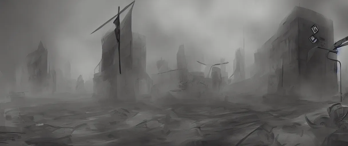 Image similar to dystopian nazi Germany concept art digital painting