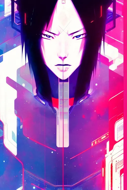 Image similar to a ultradetailed beautiful panting of kusanagi from ghost in the shell, by conrad roset, greg rutkowski and makoto shinkai, trending on artstation