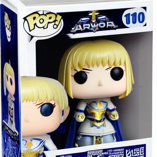 Prompt: Saber Artoria funko pop