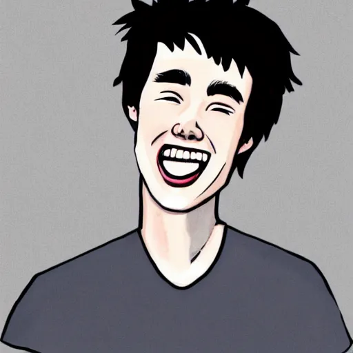 Image similar to cartoon of jacob collier