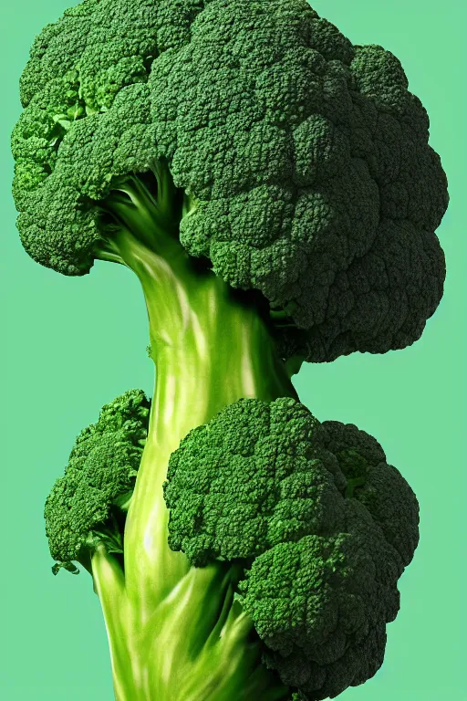 Image similar to ripped broccoli man, highly detailed, digital art, sharp focus, trending on art station