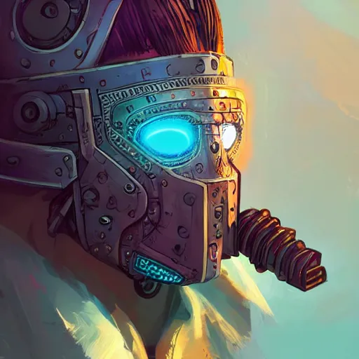 Image similar to cyberpunk viking helmet mask warrior goddess robot ninja fantasy, art gta 5 cover, official fanart behance hd artstation by jesper ejsing, by rhads, makoto shinkai and lois van baarle, ilya kuvshinov, ossdraws