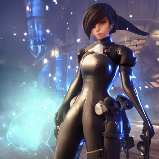 Image similar to Screenshot of 2B as an Overwatch hero