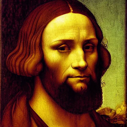 Image similar to Leonardo da Vinci self portrait