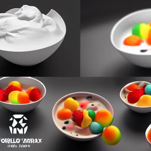 Image similar to yogurt!!! Gorilla shape, masterpiece, ((octane render, Nvidia raytracing demo))