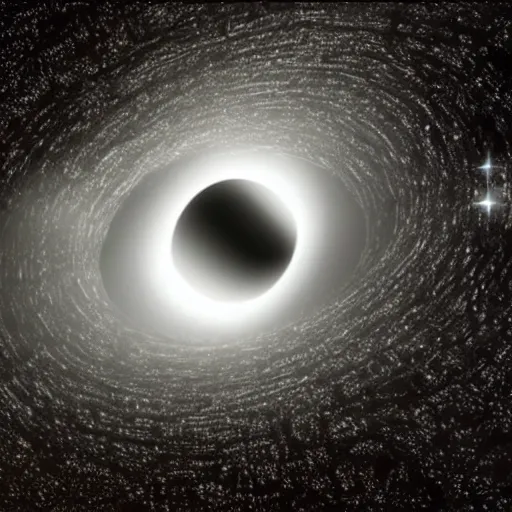 Image similar to world inside the black hole