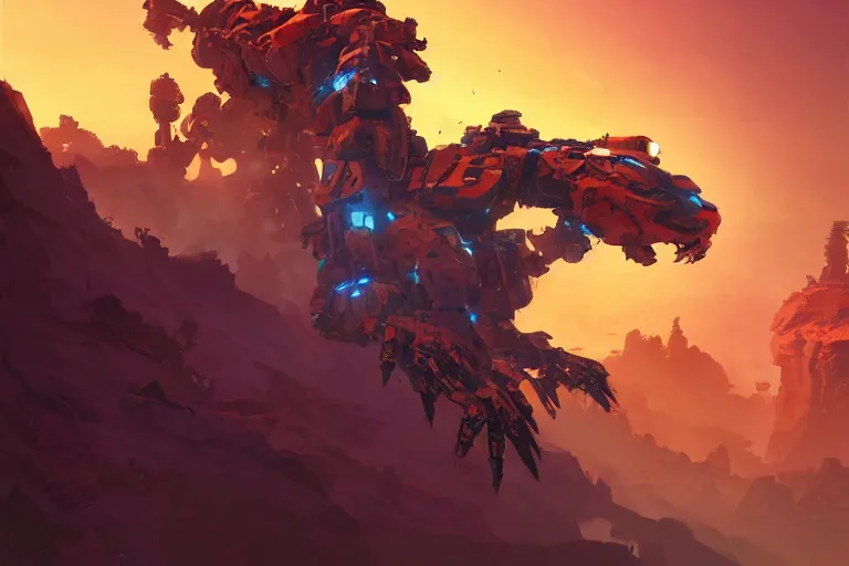 Image similar to scorcher machine mecha animal beast robot of horizon forbidden west horizon zero dawn bioluminiscence, behance hd by jesper ejsing, by rhads, makoto shinkai and lois van baarle, ilya kuvshinov, rossdraws global illumination