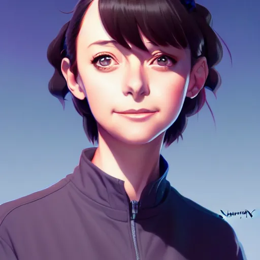 Image similar to rachel dratch, portrait shinkai makoto studio ghibli studio key hideaki anno sakimichan stanley artgerm lau rossdraws james jean marc simonetti elegant highly detailed digital painting artstation pixiv