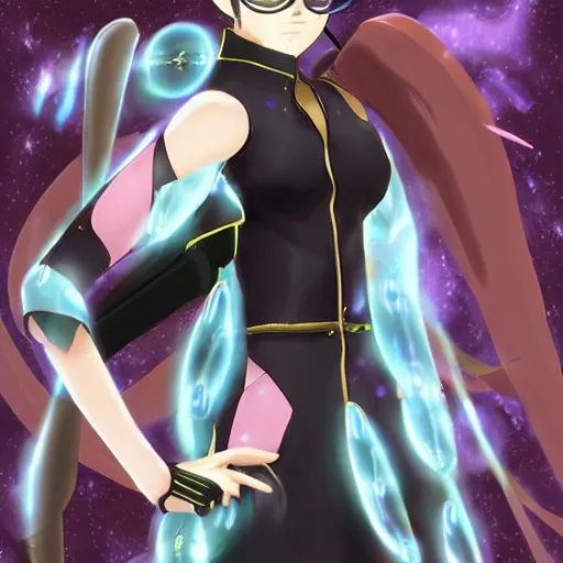 Image similar to bayonetta as a pokemon trainer, anime, concept art