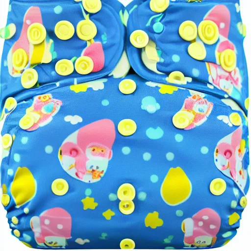 Image similar to kawaii babyish disposable diaper design