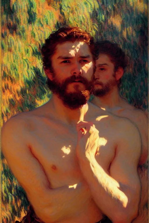 Prompt: attractive male, kawaii, game of thrones, painting by, gaston bussiere, craig mullins, j. c. leyendecker, claude monet