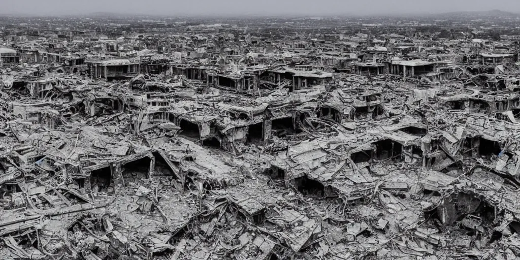 Image similar to a vast destroyed city