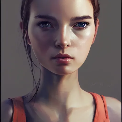 Image similar to beautiful girl character concept style, by Mateusz Urbanowicz, beautiful girl, 8k character concept art, by WLOP, cinematic lighting, trending on artstation, symmetrical portrait symmetrical, highly detailed CGsociety, hyper