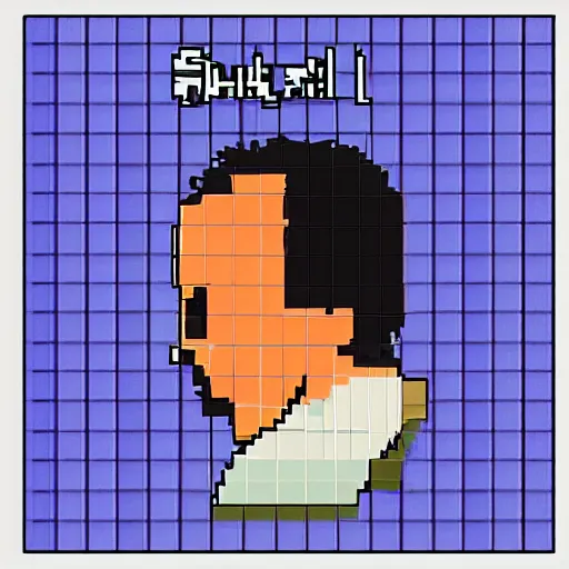 Image similar to seinfeld pixel art