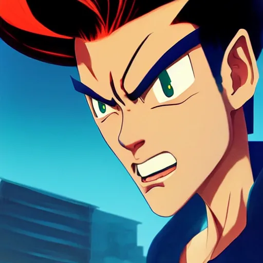 Image similar to face icon stylized minimalist yu yu hakusho, loftis, cory behance hd by jesper ejsing, by rhads, makoto shinkai and lois van baarle, ilya kuvshinov, rossdraws global illumination