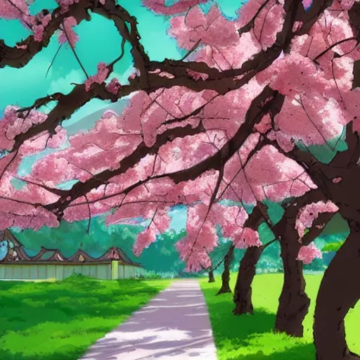 Prompt: perfect cherry blossom by studio ghibli