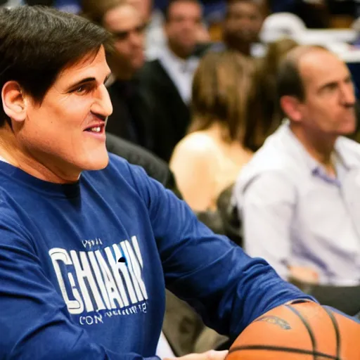 Image similar to Mark Cuban with a basketball shirt, investing in a company, in Shark Tank (2016)