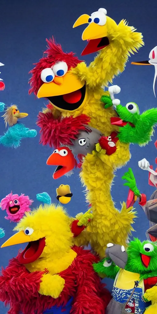 Image similar to “Big Bird from Sesame Street joins Super Smash Bros Ultimate roster as a playable fighter!”