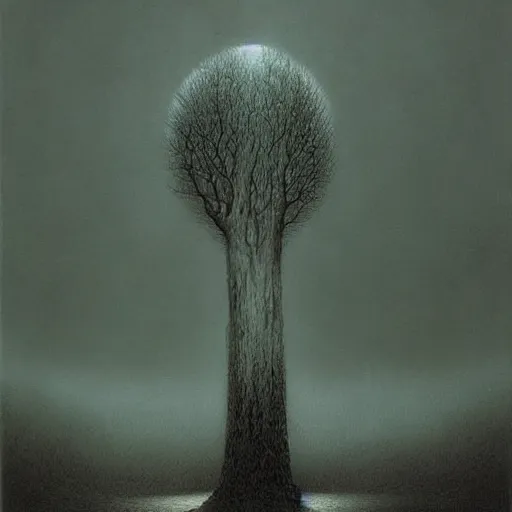 Prompt: Among Us made by Zdzislaw beksinski