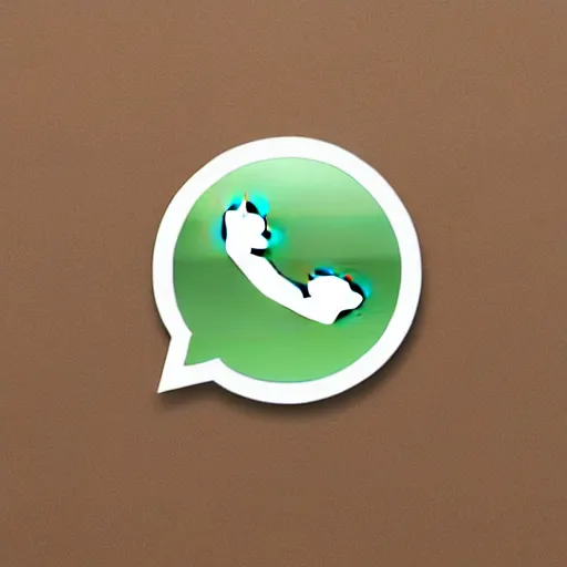 Image similar to a whatsapp stickers of lunch time, minimalistic,