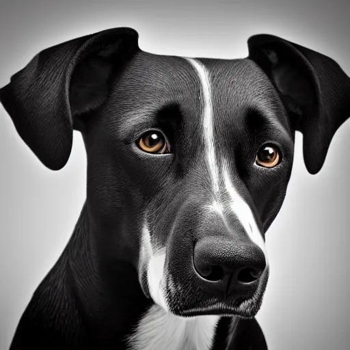 Image similar to portrait of a cute dog by elke vogelsang!!!, 8 k ultra realistic, trending on artstation, 4 k, hyperrealistic, focused, extreme details, unreal engine 5, cinematic, masterpiece