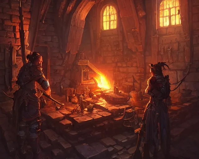 blacksmith forge fantasy