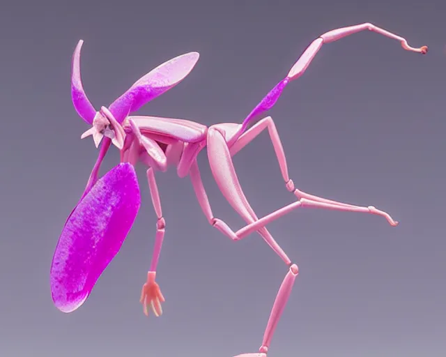 Prompt: orchid mantis figma