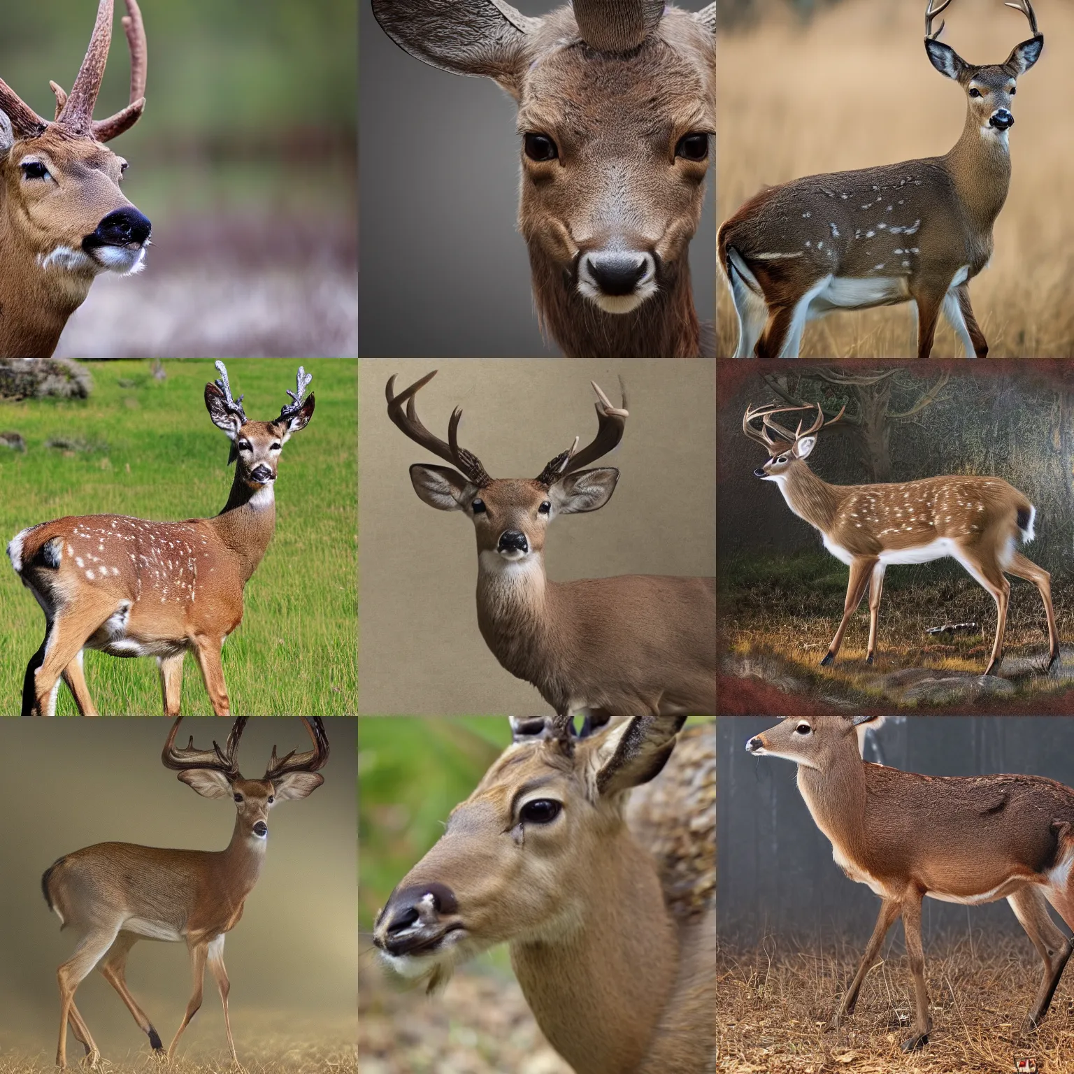 Prompt: a deer with feathers, realistic, photograph, highly detailed, full body