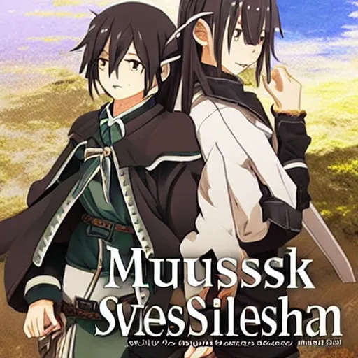 mushoku tensei light novel cover,, Stable Diffusion
