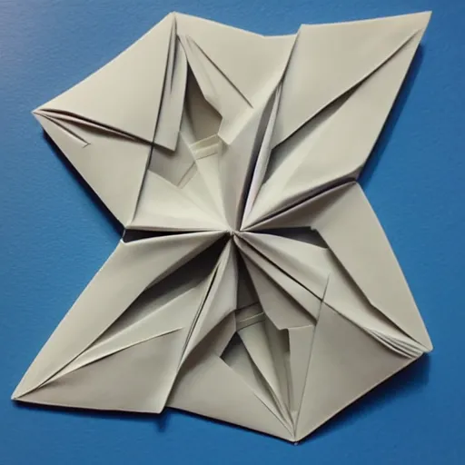 Prompt: origami instructions for folding a paper plane, hyper detailed, 4k