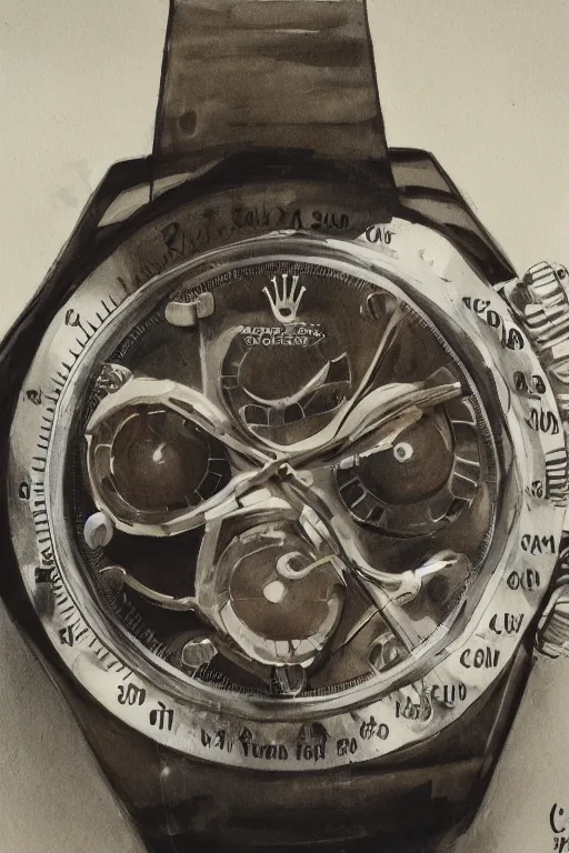 Image similar to rolex watch daytona paul newman, detailed, carl spizwar, ismail inceoglu, sharply rule of thirds, photorealistic shading, focused