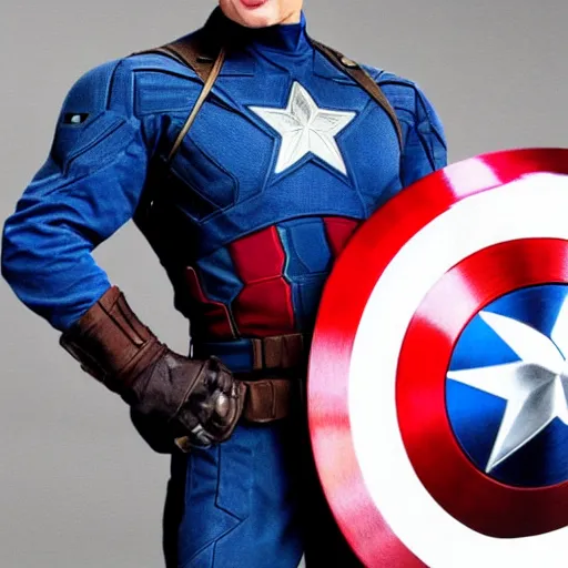 Prompt: Tom Cruise as Captain America