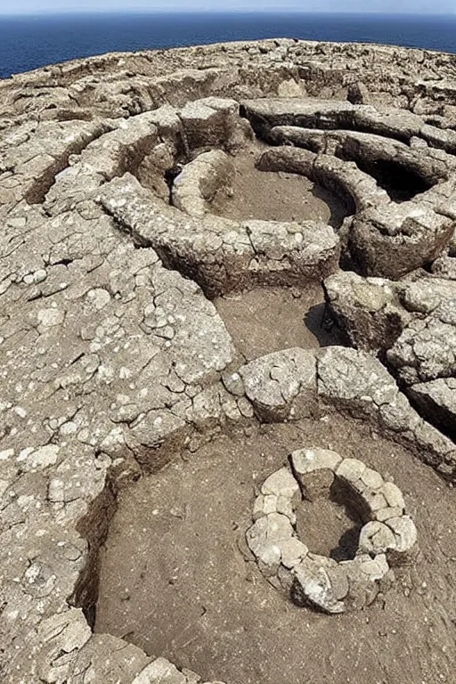 Image similar to 9,000-Year-Old Underground Settlement With Megalithic Stone Circle, Discovered Beneath The Mediterranean Sea