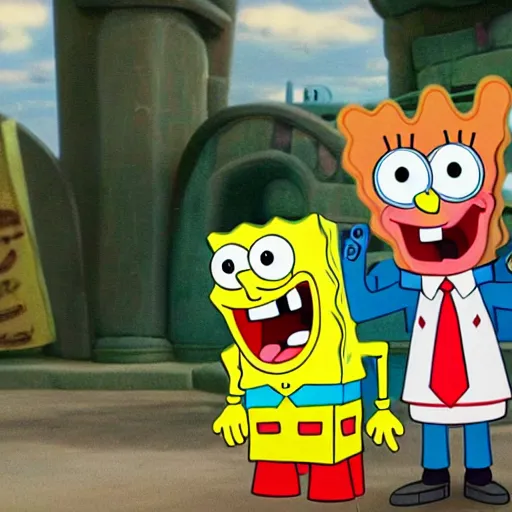 Image similar to SpongeBob and Patrick