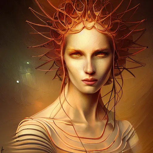 Prompt: the perfect expression of subconscious connects to the purified consciousness by digital art, masterpiece, ultra detailed concept art, self - taught, 8 k hd resolution
