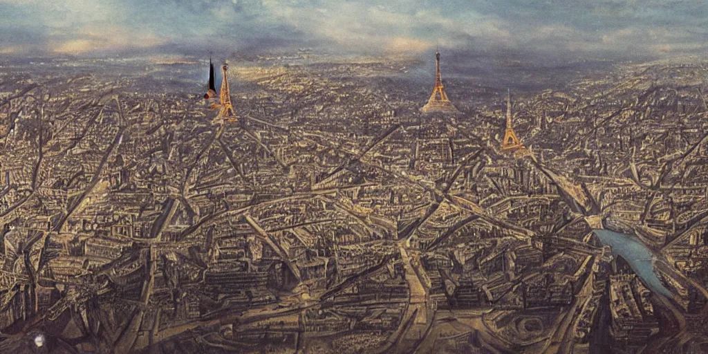 Prompt: paris in 2 1 7 8