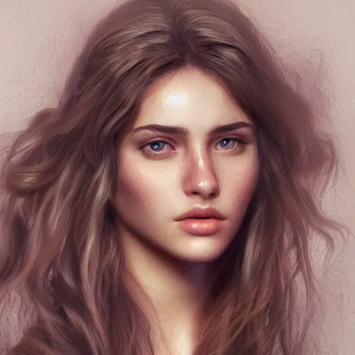 Prompt: detailed portrait of a beautiful young woman, concept art, digital art, studio lightning, bright colors, intricate, masterpiece, photorealistic, hiperrealistic, sharp focus, high contrast, intricate, Artstation HQ, DeviantArt trending, 4k UHD, Unreal Engine 5