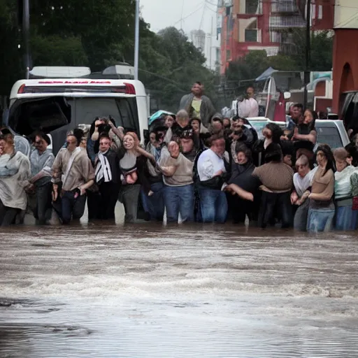 Prompt: a flood of anger