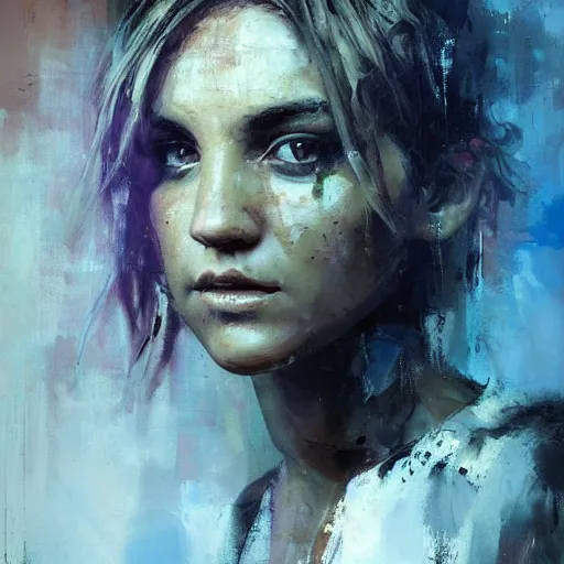 Image similar to jamie lynn spears and morphed together, hybrid, jeremy mann painting