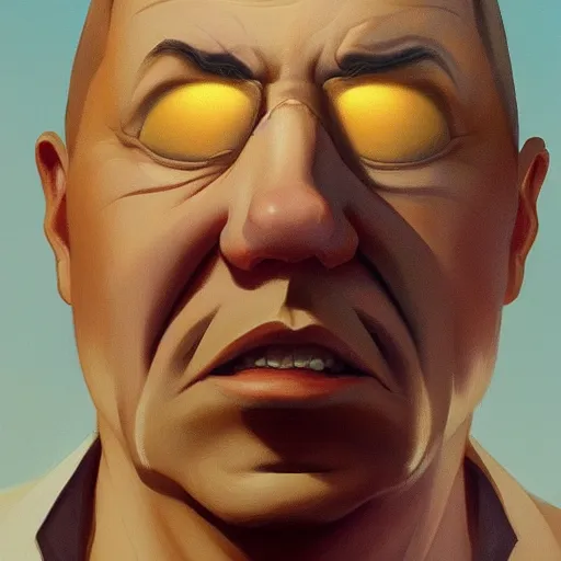 Image similar to face icon stylized minimalist goldfinger, loftis, cory behance hd by jesper ejsing, by rhads, makoto shinkai and lois van baarle, ilya kuvshinov, rossdraws global illumination