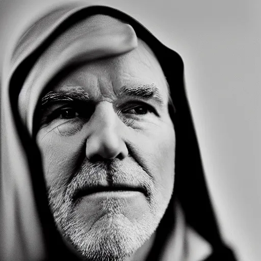 Image similar to “Steve Martin as Obi Wan Kenobi. Detailed portrait, shallow focus, 8k.”