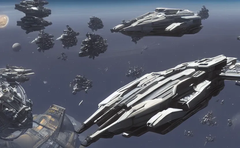 star citizen ship, Stable Diffusion